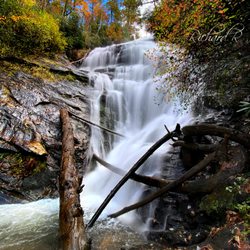 Big Bend Falls - King's Creek Falls is a must stop along the trail to Big Bend Falls.