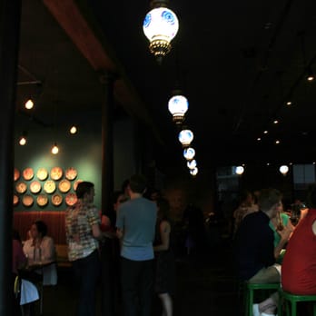 Sarma - Small and crowded space. Bar on the right. Restaurant on the left. - Middle Eastern Near Me - Somerville, Massachusetts
