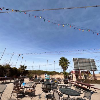 Airport Tavern - tables and chairs on the beach - Dive Bars Near Me - Casa Grande, Arizona