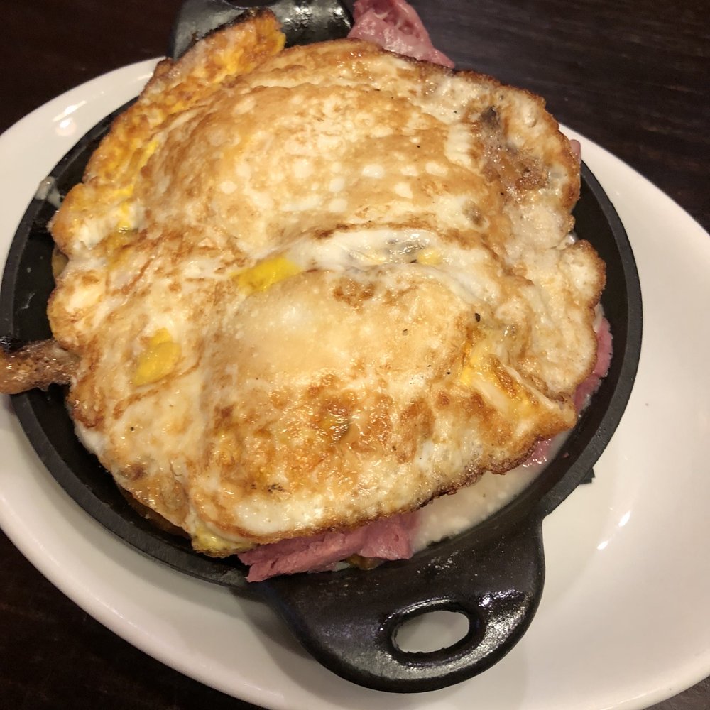 The Pub - Corned beef, Swiss, sauerkraut and fried egg.... yum!!! So flavorful - British Near Me - Crestview Hills, Kentucky The Pub - Corned beef, Swiss, sauerkraut and fried egg.... yum!!! So flavorful - British Near Me - Crestview Hills, Kentucky