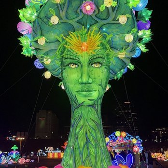 DMV Winter Lantern Festival - There was two depictions of the tree of life - here's one - Festivals Near Me - Tysons, Virginia