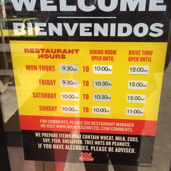 Wienerschnitzel - Hours - Hot Dogs Near Me - Tustin, California