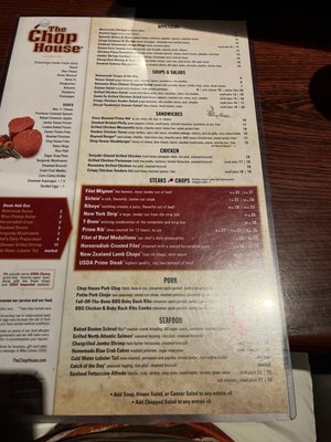 Menu photo 5 The Chop House Hendersonville, TN