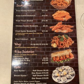 Rocking Crab - Front Menu - Seafood Near Me - Jacksonville, Florida Rocking Crab - Front Menu - Seafood Near Me - Jacksonville, Florida