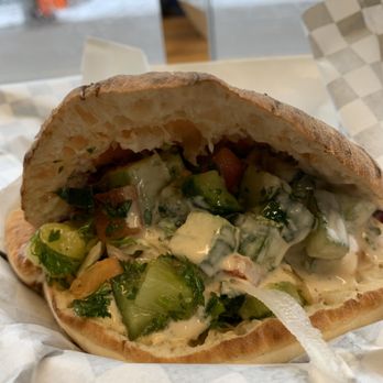Falafel St-Jacques - The sandwich - Vegetarian Near Me - Lachine, Quebec