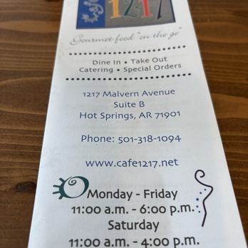 Cafe 1217 - New American Near Me - Hot Springs, Arkansas Cafe 1217 - New American Near Me - Hot Springs, Arkansas