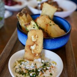 Lunetta All Day - Crispy Zucchini, gorgonzola dressing