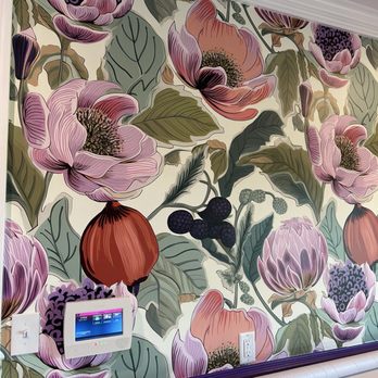Houston Wallpapering - My home bar area we are creating - Wallpapering Near Me - Houston, Texas