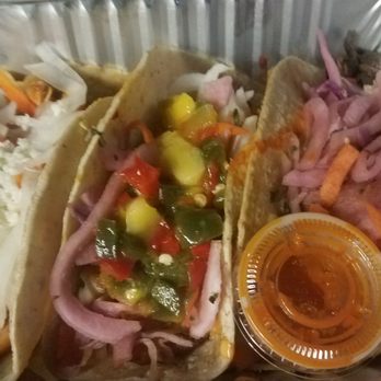 Kimchi Grill - Wasn't the best at all meat wasn't hit nor slightly warm. taco bread was hard around the ends of each taco. - Korean Near Me - Brooklyn, New York