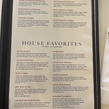 Ranch Enchilada Restaurant - Menu 4/26/22 - Mexican Near Me - Yorba Linda, California Ranch Enchilada Restaurant - Menu 4/26/22 - Mexican Near Me - Yorba Linda, California
