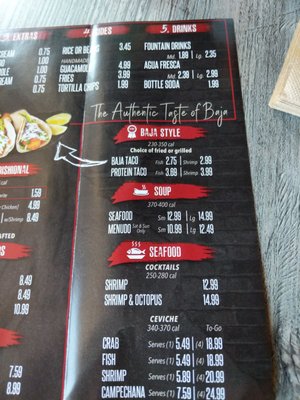 Menu photo 6 La Bufadora Baja Grill Montclair, CA