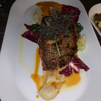 Roost - Black Bass entree special - New American Near Me - Sparkill, New York