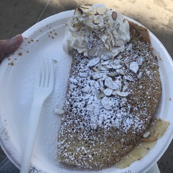 Crepe Brewers - PB Bliss Crepe with Gluten free crepe - Food Trucks Near Me Crepe Brewers - PB Bliss Crepe with Gluten free crepe - Food Trucks Near Me