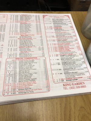 Menu photo 1 King Garden New Castle, DE