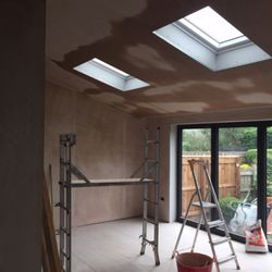 Alpha Plastering - Kitchen plastered in Whitley Bay Newcastle Upon Tyne by Alpha Plastering