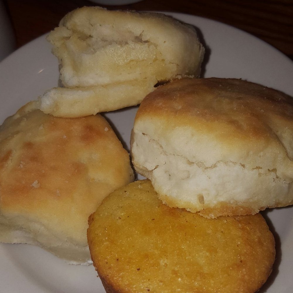 Cracker Barrel - Biscuits and mini corn muffins - Breakfast & Brunch Near Me - Fishkill, New York Cracker Barrel - Biscuits and mini corn muffins - Breakfast & Brunch Near Me - Fishkill, New York