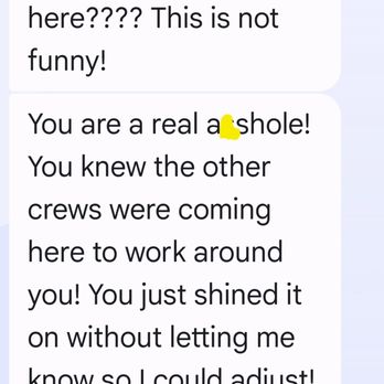Bill's Masonry Services - This is the text she sent me at 9:18am (6 minutes after I sent her the text about my delivery being 2 stops away). You can see who lied here - Masonry/Concrete Near Me - Townsend, Georgia Bill's Masonry Services - This is the text she sent me at 9:18am (6 minutes after I sent her the text about my delivery being 2 stops away). You can see who lied here - Masonry/Concrete Near Me - Townsend, Georgia