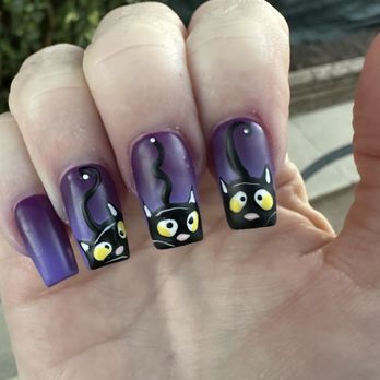 Bloom Nail Arts & Spa - Halloween nail designs - Nail Salons Near Me - Orange, California