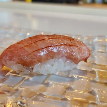 Tomo - Otoro - Fatty Tuna from Takashima (Omakase Course #16 - Nigiri Course #7) - Japanese Near Me - Atlanta, Georgia Tomo - Otoro - Fatty Tuna from Takashima (Omakase Course #16 - Nigiri Course #7) - Japanese Near Me - Atlanta, Georgia