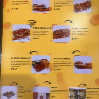 Richie's Hot Chicken - The menu - Chicken Shop Near Me - San Antonio, Texas