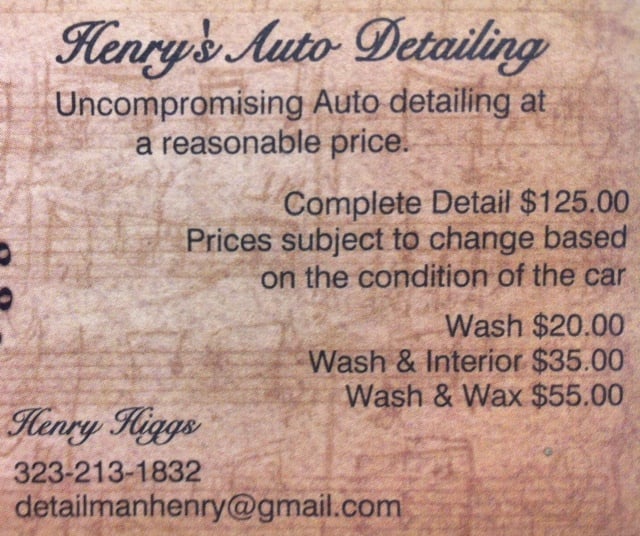 HENRY’S AUTO DETAILING Long Beach, CA Yelp