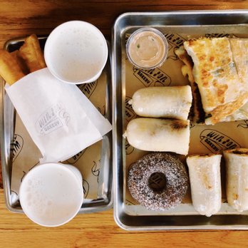 Win Son Bakery - Black sesame mochi doughnut, veggie fan Tuan, scallion pancake with pork. - Taiwanese Near Me - Brooklyn, New York
