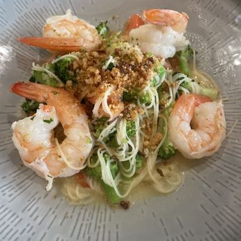 Marshall's Landing - Shrimp with Angel Hair Pasta - Coffee & Tea Near Me - Chicago, Illinois