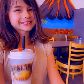 Honolulu TeaTok - My Daughter With Her Caramel Chocolate Milk Tea - Hawaiian Near Me - Farmington, New Mexico