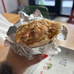 Baja Crispy Fish Burrito