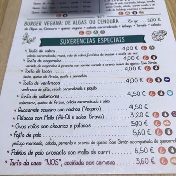 Cervexeria NÓS - Menu in Galician! - Beer Bar Near Me - Vigo, PO Cervexeria NÓS - Menu in Galician! - Beer Bar Near Me - Vigo, PO