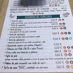 Cervexeria NÓS - Menu in Galician!