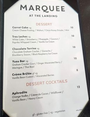 Menu photo 3 Marquee at the Landing Fort Wayne, IN Menu photo 3 Marquee at the Landing Fort Wayne, IN
