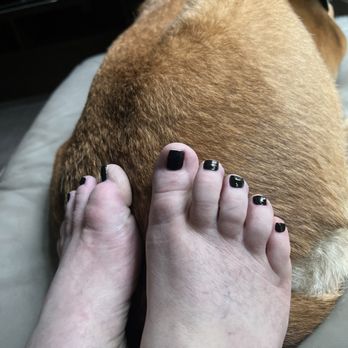 Amy Nail Salon 2 - Black pedicure. - Nail Salons Near Me - Raleigh, North Carolina Amy Nail Salon 2 - Black pedicure. - Nail Salons Near Me - Raleigh, North Carolina