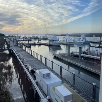 Pressley's At the Marina - View toward ocean - Seafood Near Me - Edisto Island, South Carolina