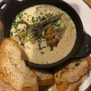 Bar Cicchetti - Artichoke fonduta- fire - New American Near Me - Oklahoma City, Oklahoma Bar Cicchetti - Artichoke fonduta- fire - New American Near Me - Oklahoma City, Oklahoma