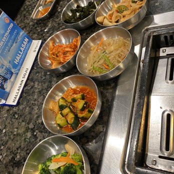 K BBQ - Nice banchan - Barbeque Near Me - Austin, Texas