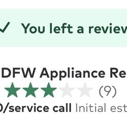 ALL Appliance Repair - Proof of operating under associated name