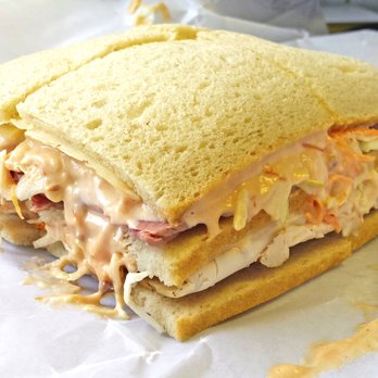 Town Hall Delicatessen - "Maplewood Joe" (sloppy joe - Jersey style) corned beef, turkey, swiss, cole slaw, and Russian dressing on rye - so good! - Delis Near Me - South Orange, New Jersey Town Hall Delicatessen - "Maplewood Joe" (sloppy joe - Jersey style) corned beef, turkey, swiss, cole slaw, and Russian dressing on rye - so good! - Delis Near Me - South Orange, New Jersey