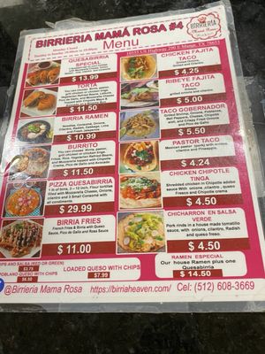 Menu photo 1 Luna's Tacos Round Rock, TX