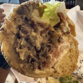 Capriotti's Sandwich Shop - BLT Cheesesteak cut in 1/2 - Salad Near Me - Odessa, Florida