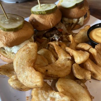 Tarpon Tavern - Sliders with their fries - American Near Me - Tarpon Springs, Florida