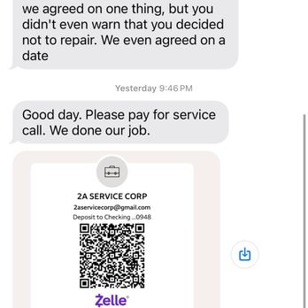 2A Service - 10pm texts - Appliances & Repair Near Me - Vista, California