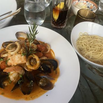 Roman Wolves - Cioppino with noodles on the side for dipping - Italian Near Me - San Diego, California Roman Wolves - Cioppino with noodles on the side for dipping - Italian Near Me - San Diego, California