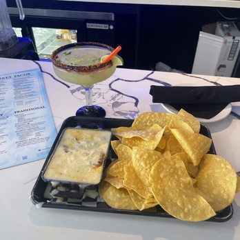 Blue Agave - Queso with chorizo and chips amazing - Tacos Near Me - Cleveland, Ohio