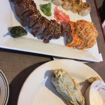 Little Tokyo - Fajita roll, armond roll and fried jalapeño - Sushi Bars Near Me - Pasadena, Texas
