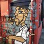 Cigar Guy Mural