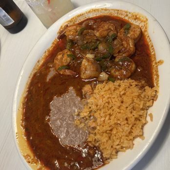 Pancho’s Kitchen - Camaron's a la Diabla - nice and spicy - Mexican Near Me - Highland, California