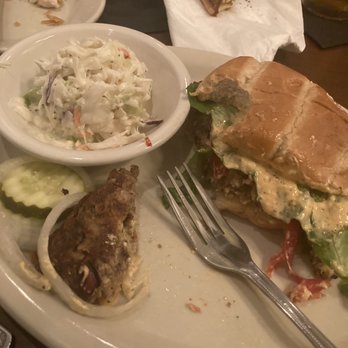 Crystal Beer Parlor - Veggie burger- outrageous! And creamy homemade Cole slaw, also delish!! - Southern Near Me - Savannah, Georgia