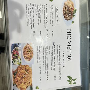 Pho Viet 101 - Menu - Vietnamese Near Me - Clovis, California