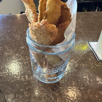 Burger Bar Chicago - Our Famous Fried Pickles - Burgers Near Me - Chicago, Illinois